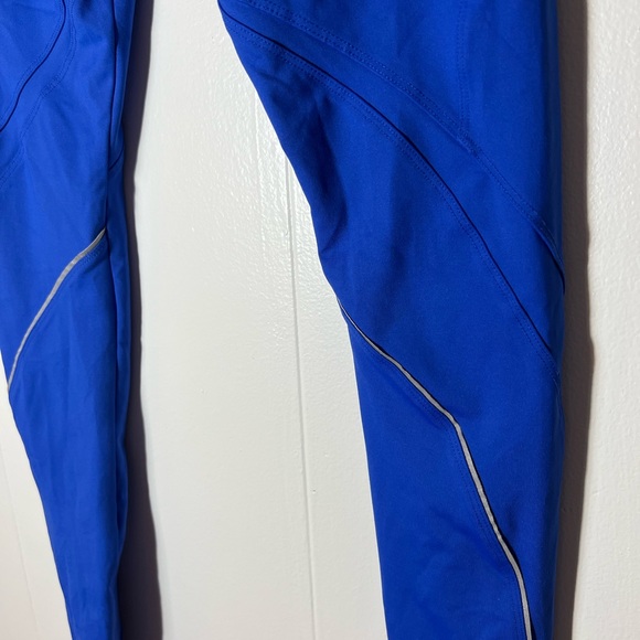 Forever 21 blue stretch leggings athletic yoga running cycling Athleisure sz XS - Picture 4 of 8